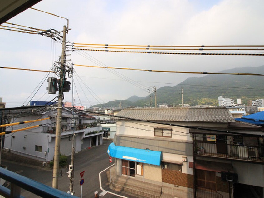 室内からの展望 内山足立ビル