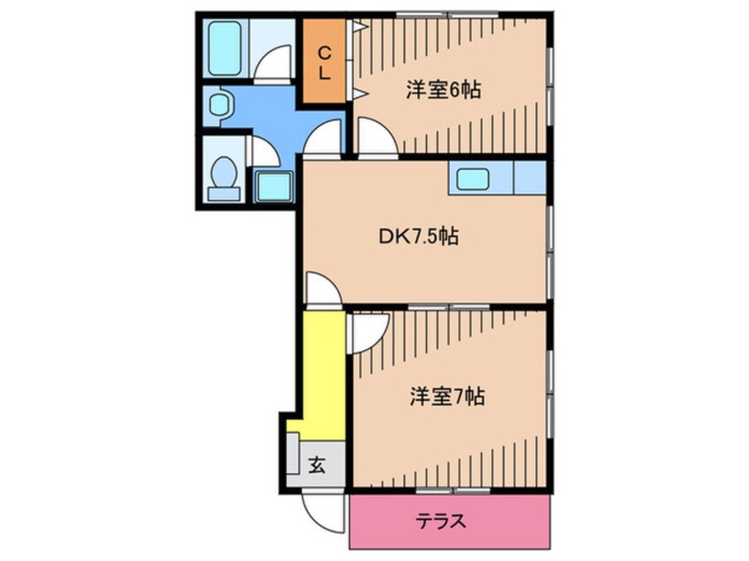 間取図 エコパラダイス宗像