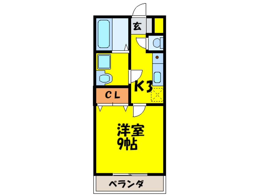 間取図 ガ－デナ－ズ那珂川Ⅱ