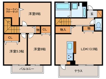 間取図 ラ・プラージュ