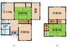 感田一戸建 4DKの間取り