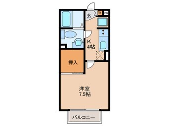 間取図 モナリエＩ′ＬＬ