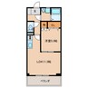 ロハスＭ 1LDKの間取り
