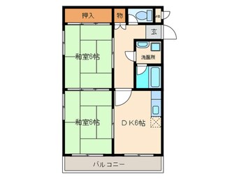 間取図 プラムハイツ