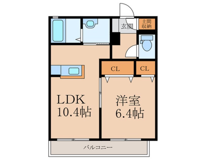 間取図 アクシア南若園