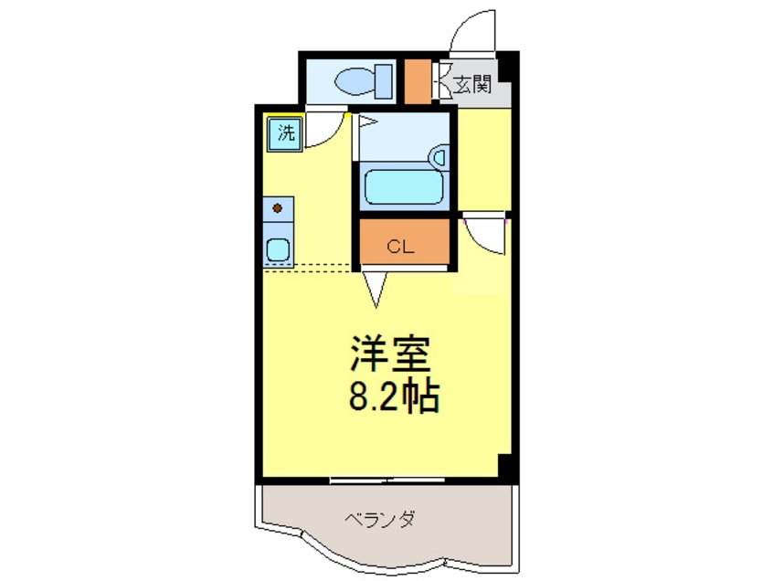 間取図 カノン白木原