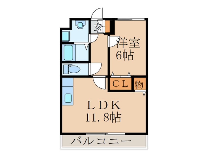 間取図 行橋パ－クマンションⅠ