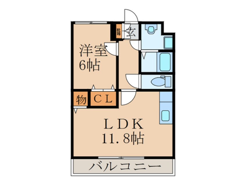 間取図 行橋パ－クマンションⅠ