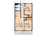 行橋パ－クマンションⅡ 2LDKの間取り