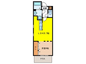 間取図 Branche 薬院大通