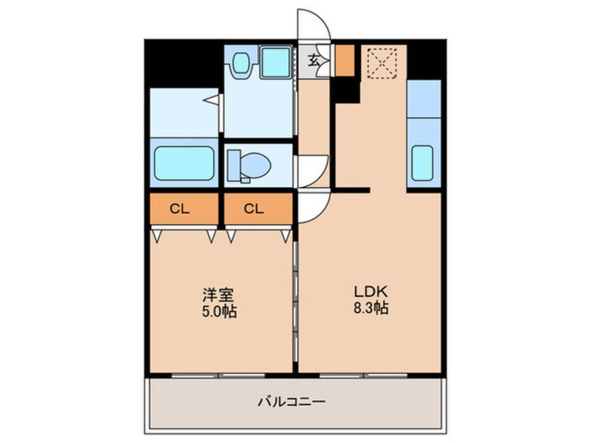 間取図 サムティ吉塚East