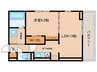 TORISIA箱崎宮前 1LDKの間取り