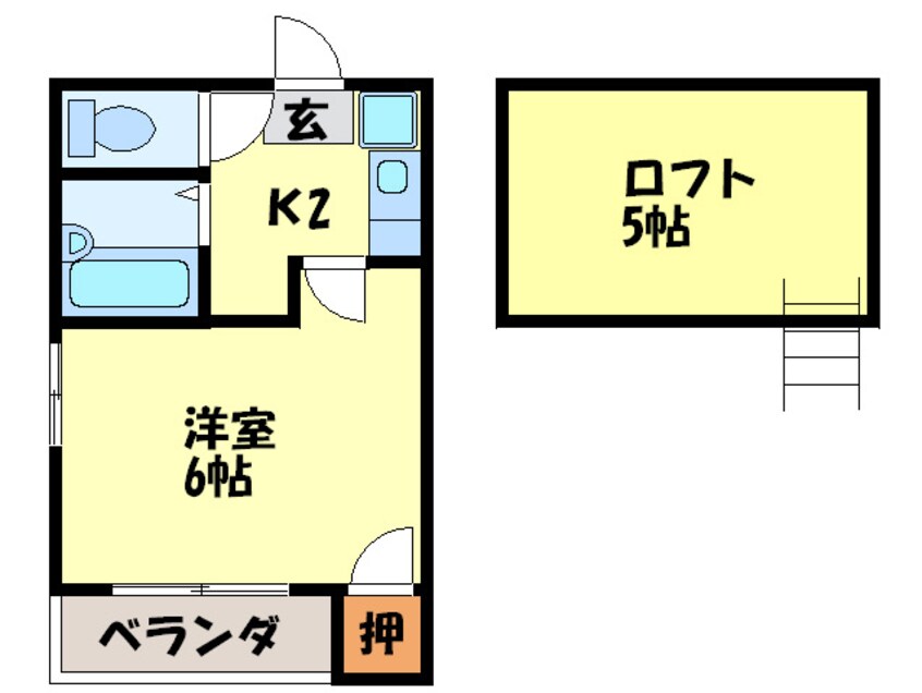 間取図 サンプラスパⅡ