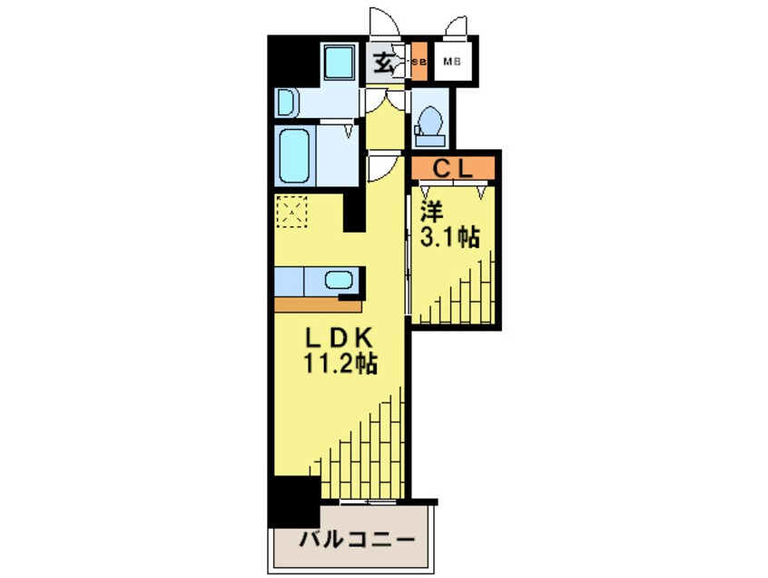 間取図 ルピナス天神