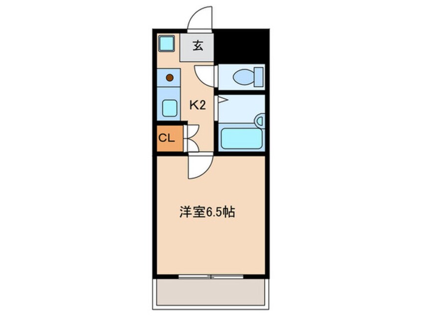 間取図 ブレインズ姪浜