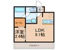 ｸﾞﾗﾝﾌｫｰﾚ博多ｳｫｰﾀｰﾌﾛﾝﾄ 1LDKの間取り