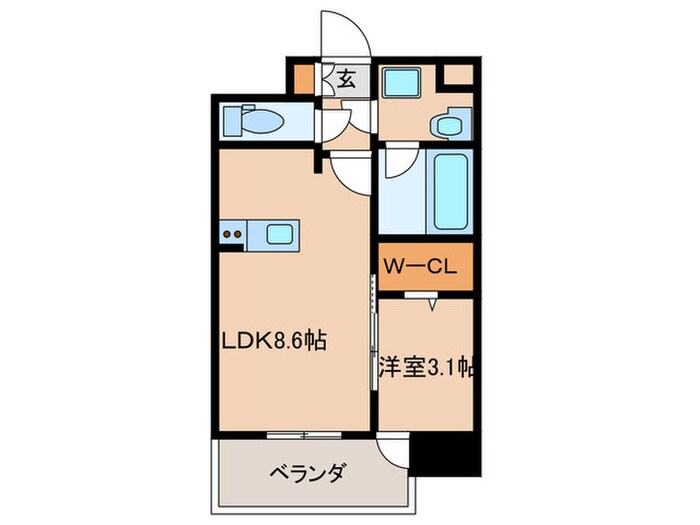 間取り図 ｸﾞﾗﾝﾌｫｰﾚ博多ｳｫｰﾀｰﾌﾛﾝﾄ