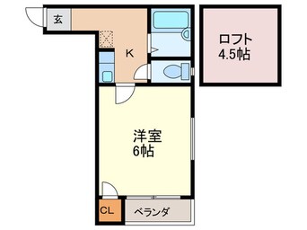 間取図 クリスタルコ－ト井尻