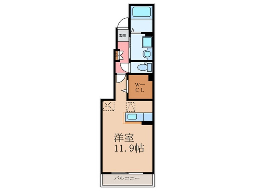 間取図 フレッシュリーＢ