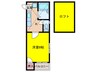 サンヒルズ 1Kの間取り