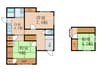 湯川4丁目戸建 3DKの間取り