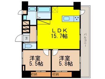 間取図 Ｌｉｎｄｒｅ長丘