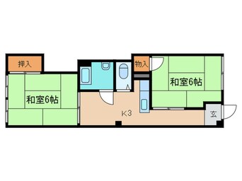 間取図 ハイツミヤコ