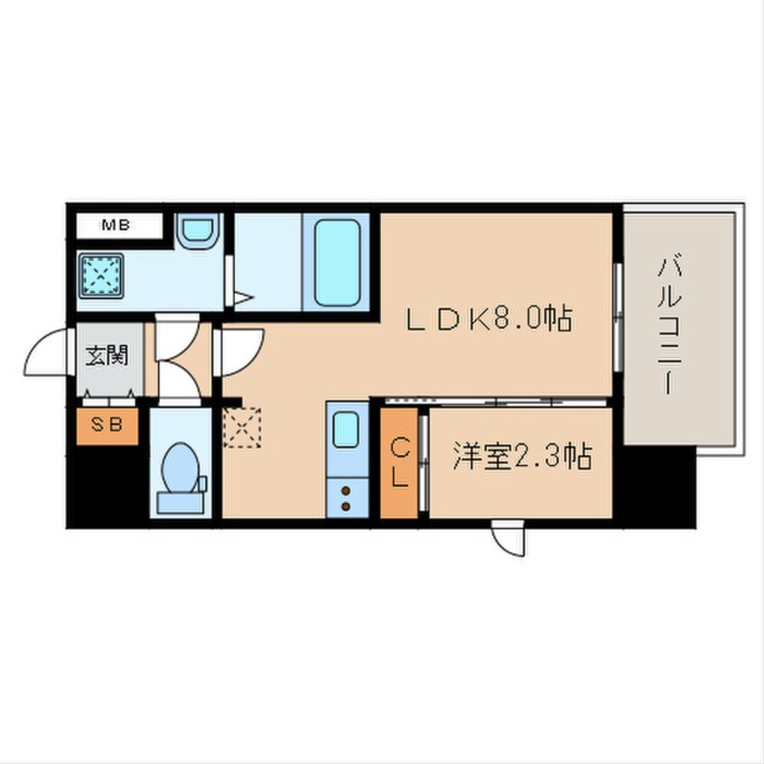 間取図 アスシード大手門