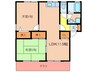 リシェス舞の里Ｂ 2LDKの間取り