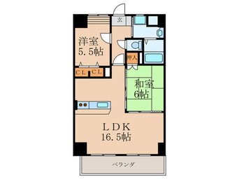 間取図 アヴァンセ陣原駅前