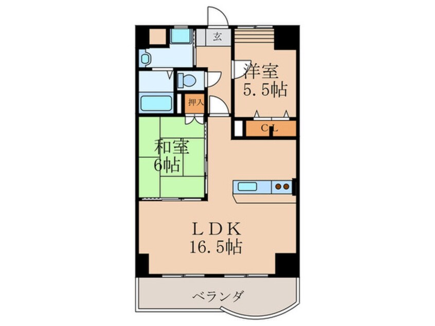 間取図 アヴァンセ陣原駅前