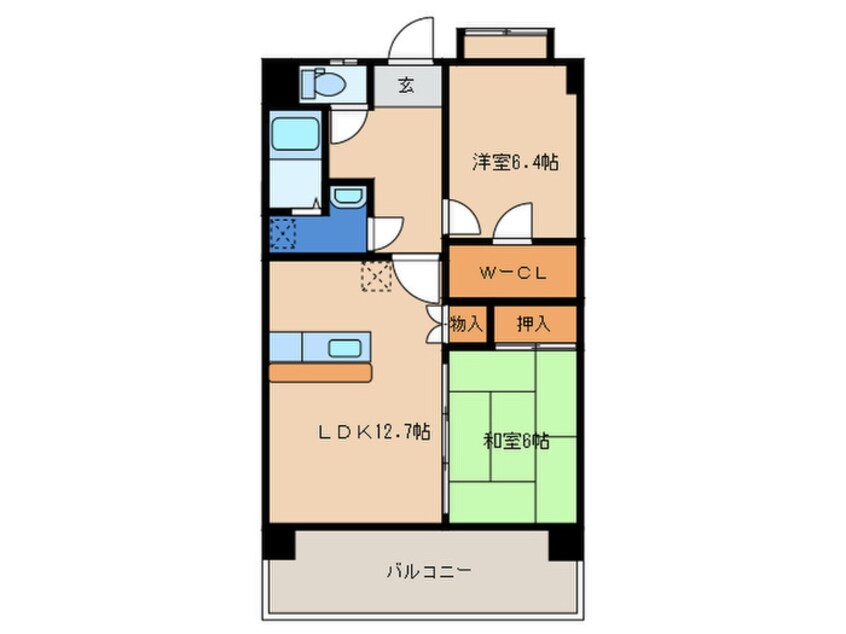 間取図 リ－ジェンシ－土井