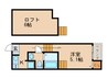 アンビシャス 1Kの間取り