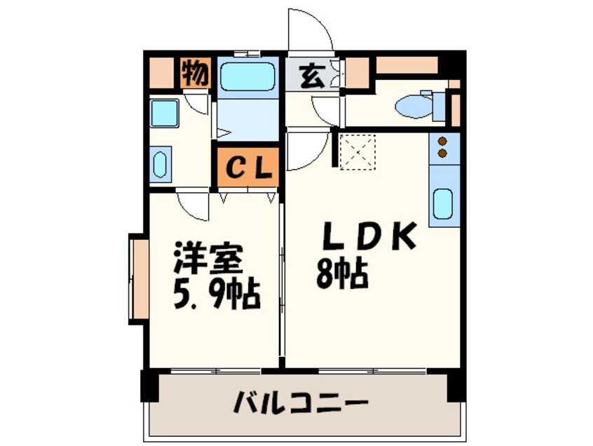 間取図 ビューラー野多目