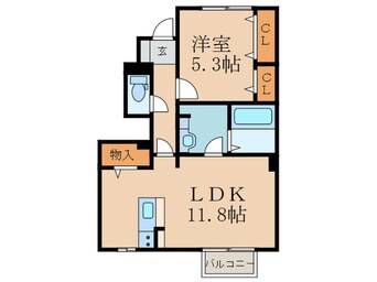 間取図 エスポワール下城野Ⅱ