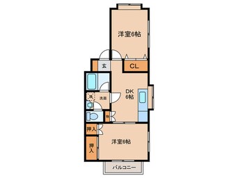 間取図 ピナクル井相田Ａ