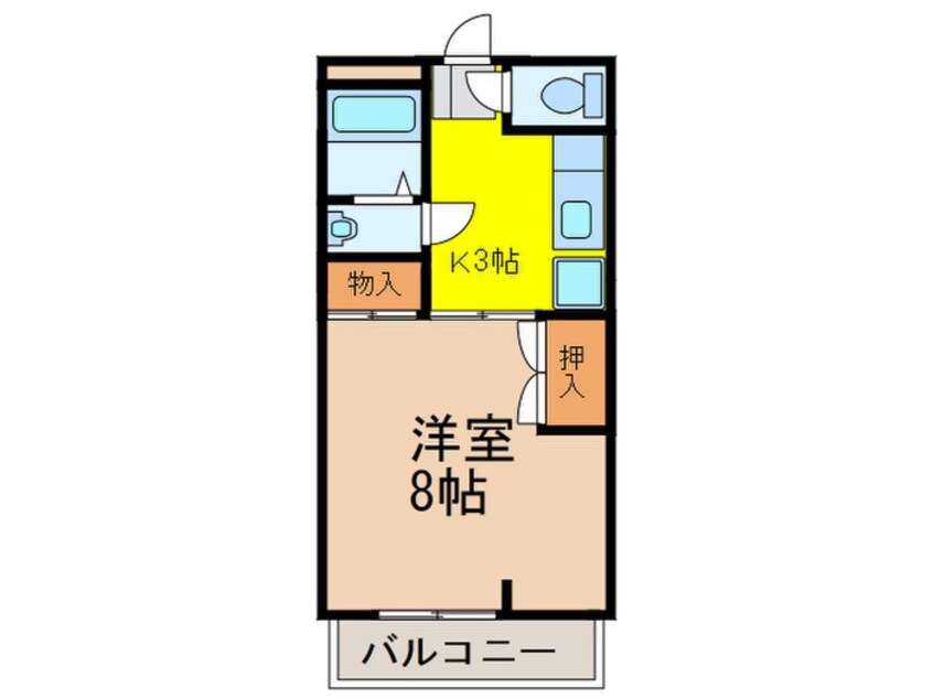 間取図 エスポアール宝町Ⅱ