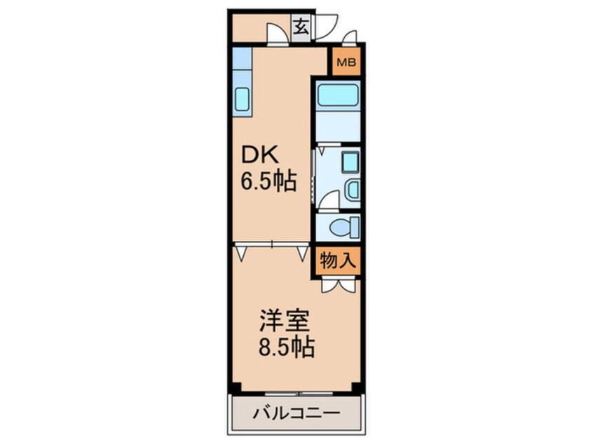 間取図 メディアハウスキャビン