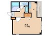 ハイアート 1Kの間取り