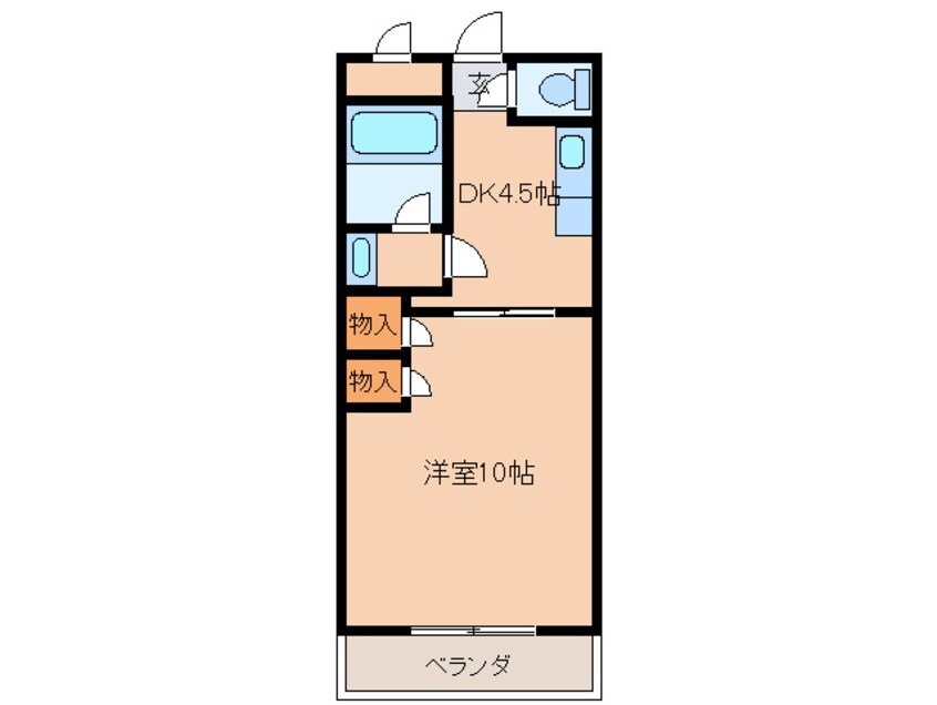 間取図 エスポアール宝町Ⅰ