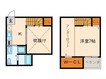 間取図 カ－ネリアン周船寺