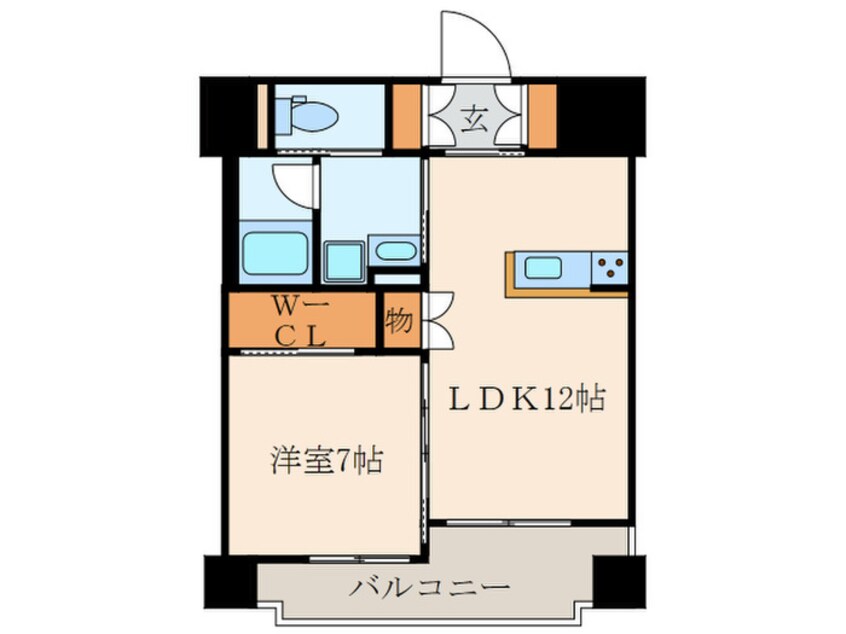 間取図 シャーメゾンステージ片野