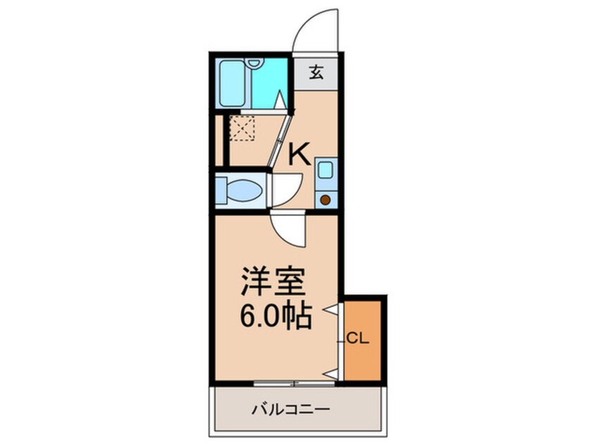 間取図 リバティーコート長者原Ａ