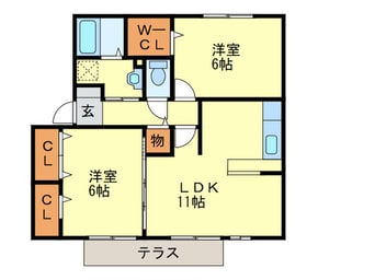 間取図 プロスパ－６２