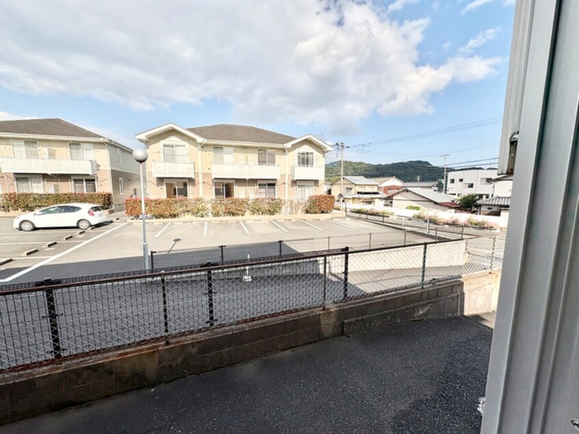 室内からの展望 プレジ－ルナカノＡ棟