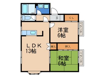 間取図 フォアローゼ鯉口