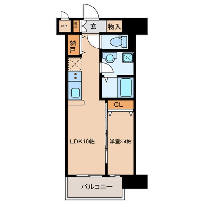 間取図 ザ・レジデンス黒崎駅南