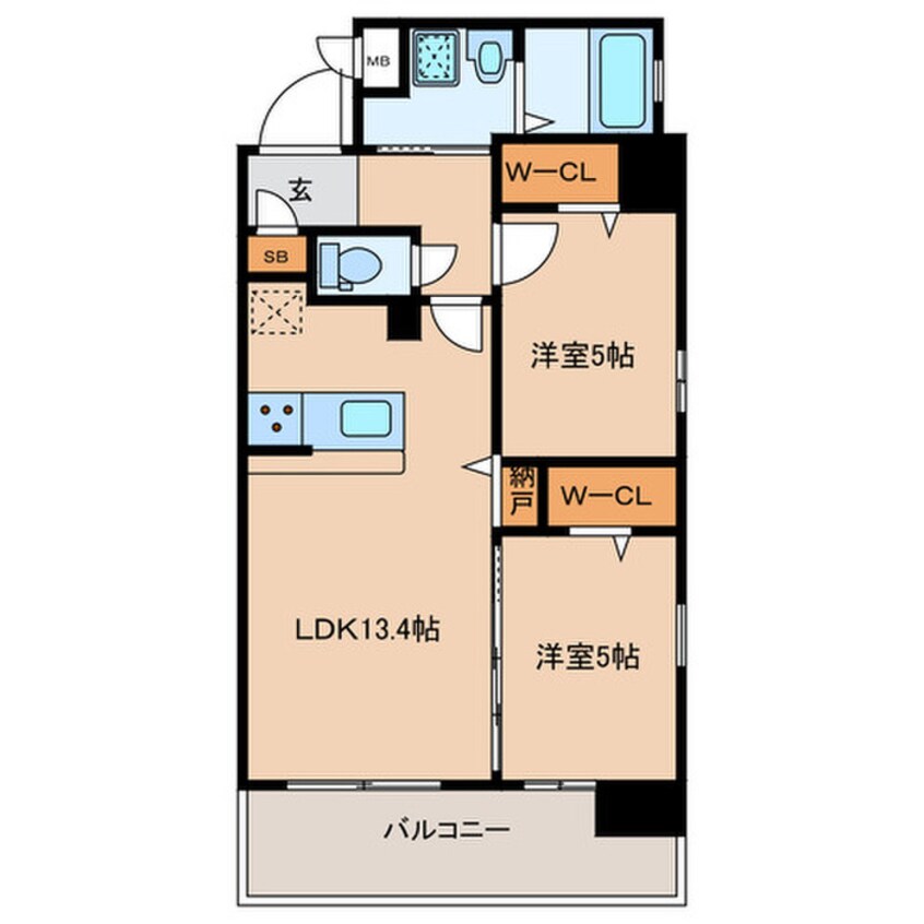 間取図 ザ・レジデンス黒崎駅南