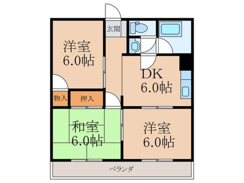 間取図 井上コーポ