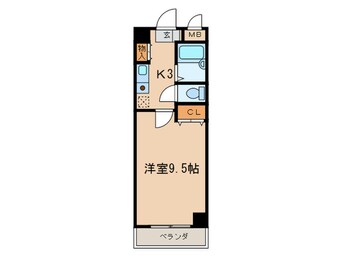間取図 ウィンズ三萩野